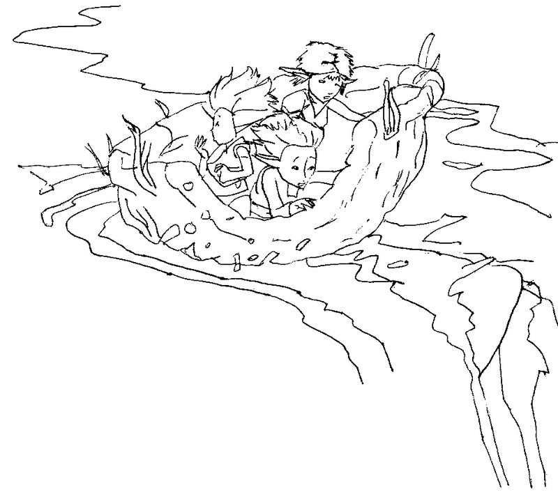 coloriage Arthur et les minimoys princesse selenia et betameche en bat